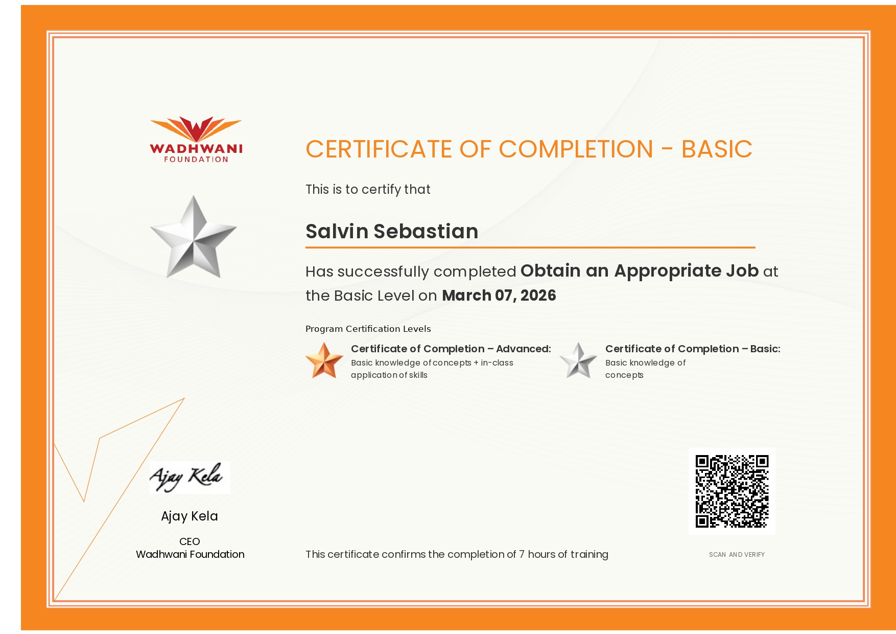 Certificate 8